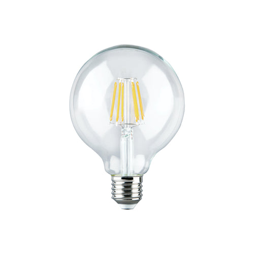 Bec G95 LED transparent din sticla Dimabil E27