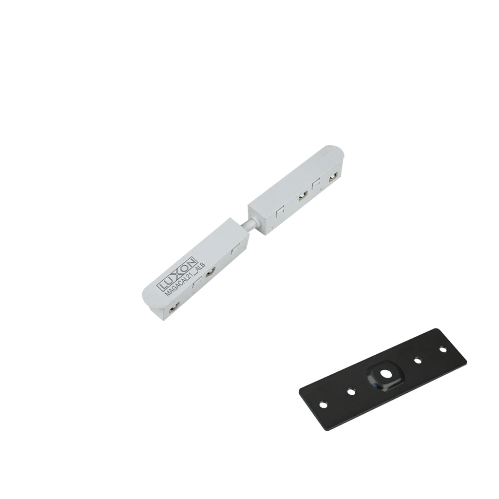 CONECTOR ALIMENTARE IN LINIE AL21 ALB pentru sine magnetice LUXON