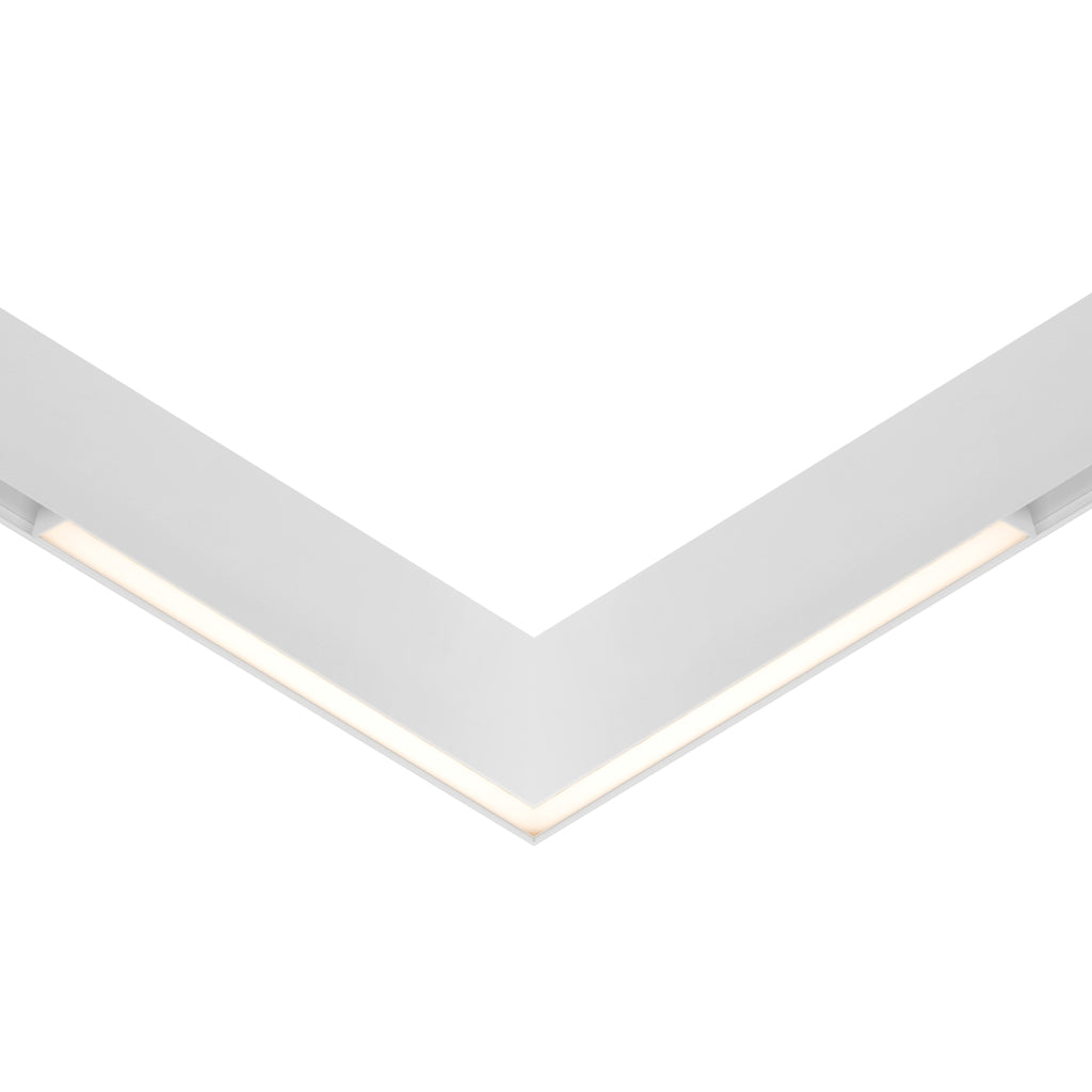 Proiector pentru sina magnetica CORNER90 ALB LED LUXON
