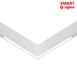 Proiector SMART pentru sina magnetica CORNER90 ALB LED LUXON