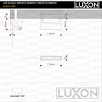 Proiector pentru sina magnetica orientabil FOLD06 LED LUXON
