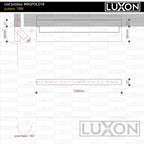 Proiector SMART pentru sina magnetica orientabil FOLD18 LED LUXON