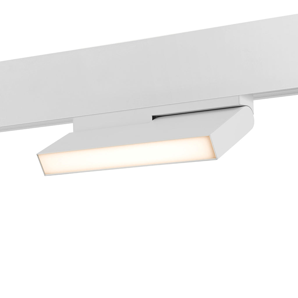 Proiector pentru sina magnetica orientabil FOLD20 ALB LED LUXON