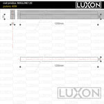 Proiector pentru sina magnetica LINE120 ALB LED LUXON