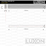 Proiector pentru sina magnetica LINE120 ALB LED LUXON