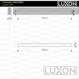 Proiector pentru sina magnetica LINE90 ALB LED LUXON