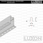 Sina magnetica cu MONTAJ INCORPORAT LUXON