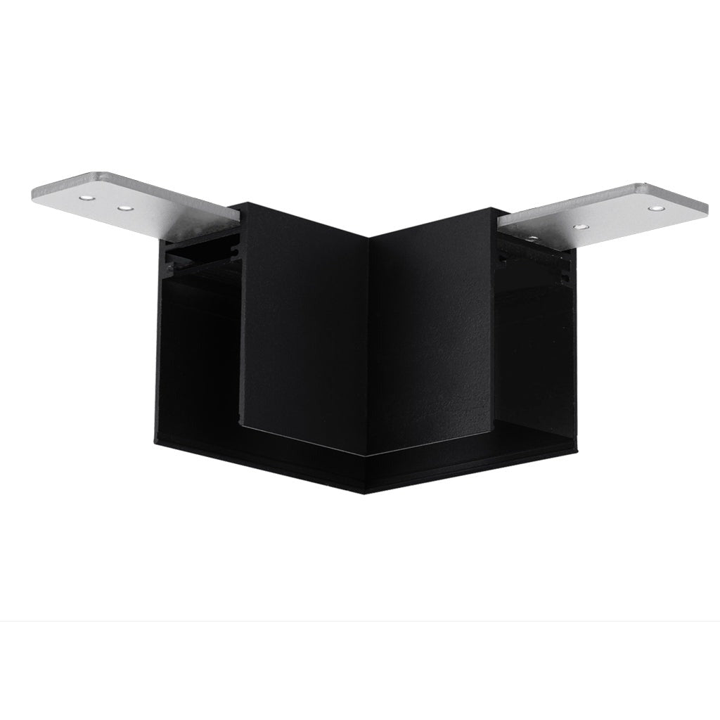 Conector de colt (90° orizontal) magnetic pentru MONTAJ APARENT LUXON