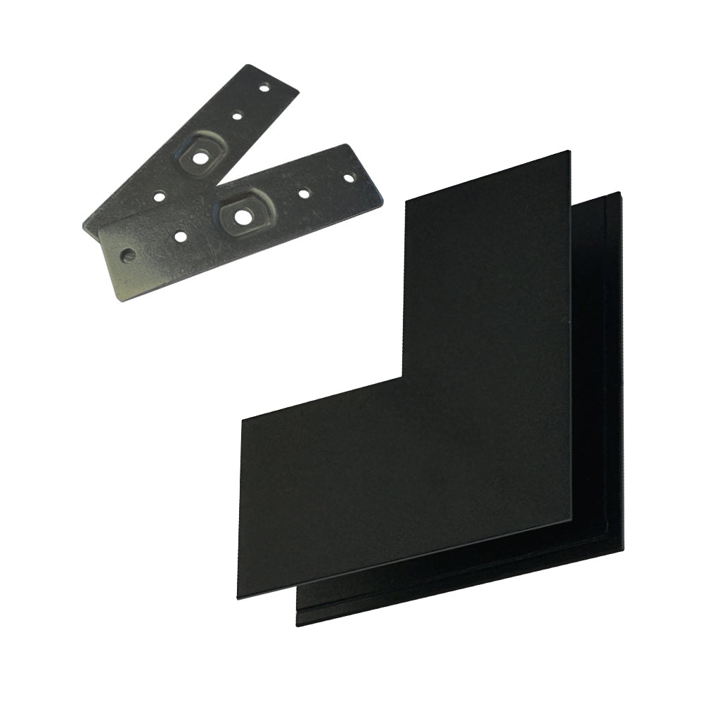 Conector de colt (90° vertical EXTERIOR) magnetic pentru MONTAJ APARENT LUXON