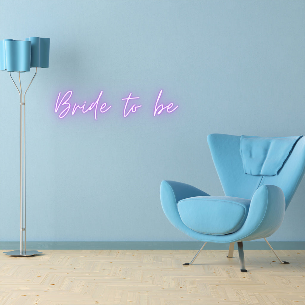 Semn Neon Flex cu telecomanda BRIDE TO BE