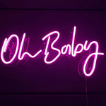 Neon Flex felirat távirányítóval OH BABY
