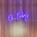Neon Flex felirat távirányítóval OH BABY