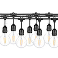 Ghirlanda luminoasa 10 m. cu 10 becuri mari G125 4W LED E27 interconectabila
