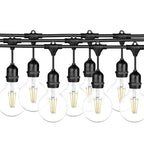 Ghirlanda luminoasa 15 m. cu 15 becuri mari G95 LED E27 interconectabila