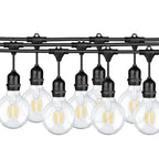 Ghirlanda luminoasa 10 m. cu 10 becuri mari G95 LED E27 interconectabila