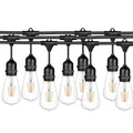 Ghirlanda luminoasa 10 m. cu 10 becuri mari ST64 4W LED E27 interconectabila
