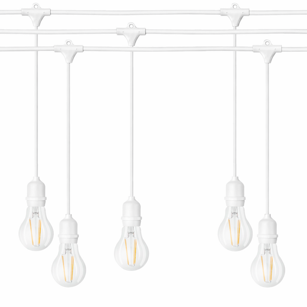 Ghirlanda luminoasa ALBA 15 m. cu 15 becuri A60 LED E27 interconectabila