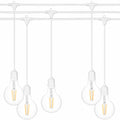 Ghirlanda luminoasa ALBA 15 m. cu 15 becuri mari G125 4W LED E27 interconectabila