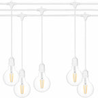 Ghirlanda luminoasa ALBA 15 m. cu 15 becuri mari G125 4W LED E27 interconectabila
