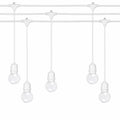 Ghirlanda luminoasa ALBA 15 m. cu 15 becuri G45 1W LED E27 interconectabila