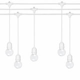 Ghirlanda luminoasa ALBA 15 m. cu 15 becuri G45 1W LED E27 interconectabila