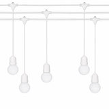 Ghirlanda luminoasa ALBA 15 m. cu 15 becuri G45 1W LED E27 interconectabila