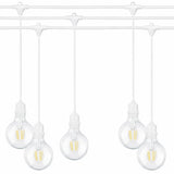 Ghirlanda luminoasa ALBA 15 m. cu 15 becuri mari G95 LED E27 interconectabila