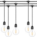 Ghirlanda luminoasa 15 m. cu 15 becuri mari G125 4W LED E27 interconectabila