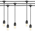 Ghirlanda luminoasa 15 m. cu 15 becuri G45 4W LED E27 interconectabila