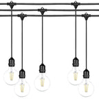 Ghirlanda luminoasa 15 m. cu 15 becuri mari G95 LED E27 interconectabila