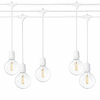 Ghirlanda luminoasa ALBA 15 m. cu 15 becuri mari G95 LED E27 interconectabila
