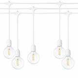 Ghirlanda luminoasa ALBA 15 m. cu 15 becuri mari G95 LED E27 interconectabila