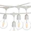Ghirlanda luminoasa 15 m. cu 15 becuri mari G125 4W LED E27 interconectabila
