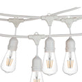 Ghirlanda luminoasa 15 m. cu 15 becuri mari ST64 4W LED E27 interconectabila