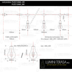 Ghirlanda luminoasa 15 m. cu 15 becuri A60 LED E27 interconectabila