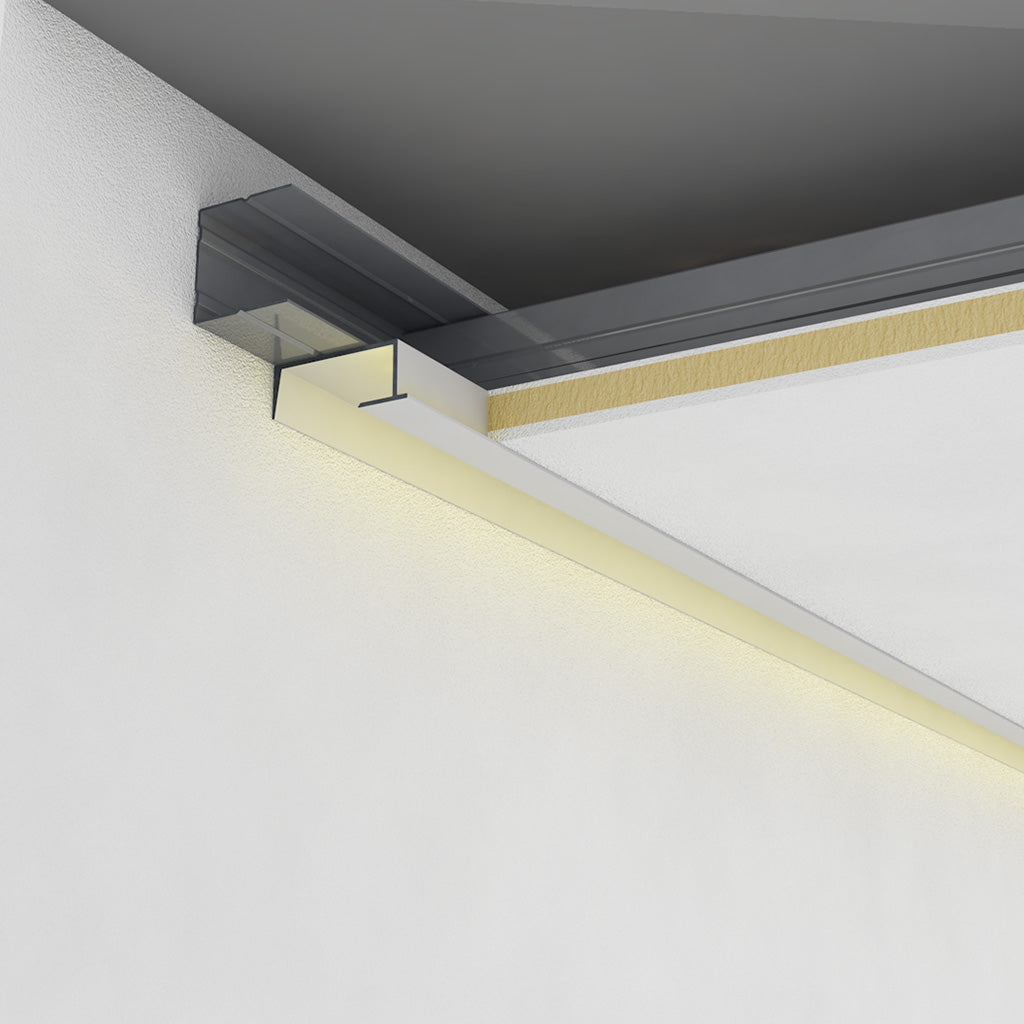 Profil SHADOW GAP 200 cm. alb LUXON