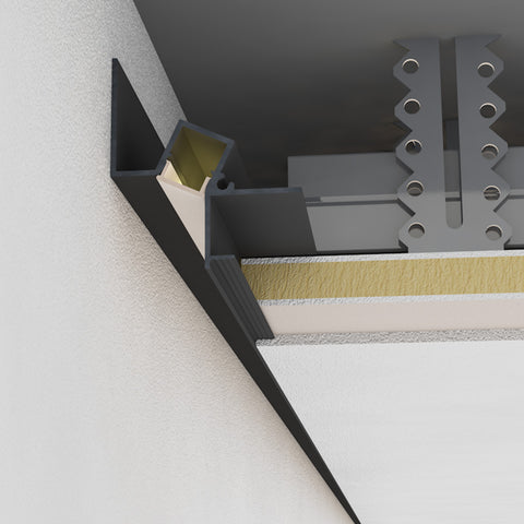 Profil SHADOW GAP40 200 cm. negru LUXON