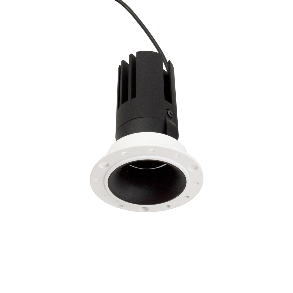 Spot invizibil, incastrat, fara rama HALO DOT 12W negru LUXON