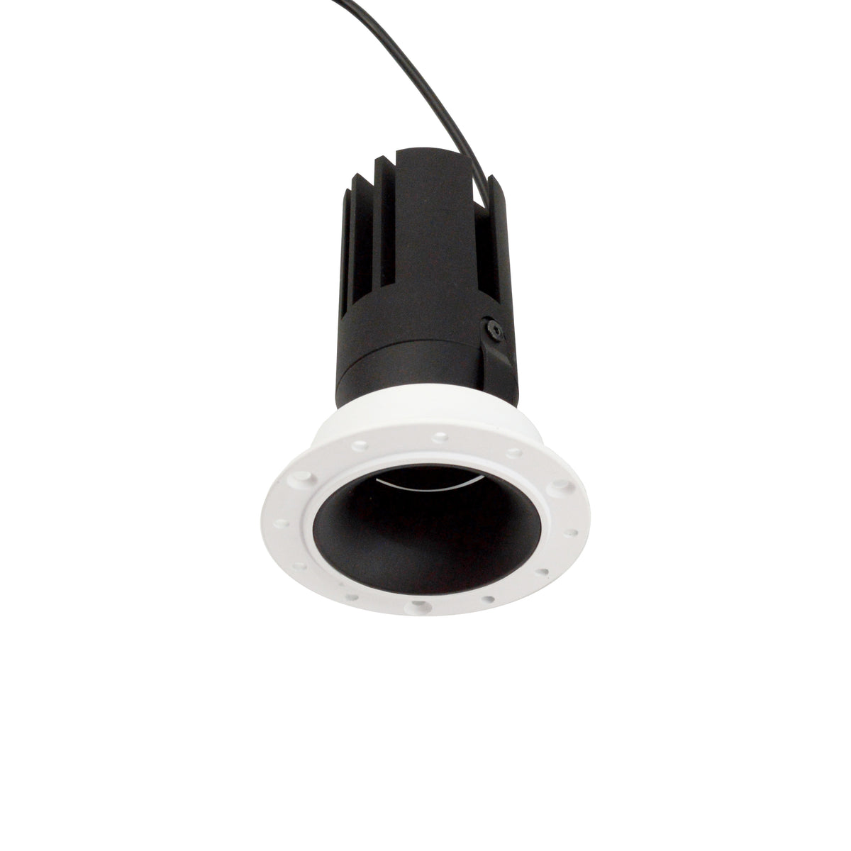 Spot invizibil, incastrat, fara rama HALO DOT 12W negru LUXON