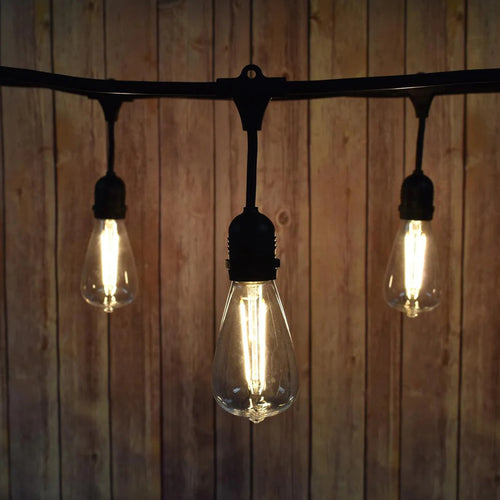 Bec ST64 LED transparent din sticla Dimabil E27 4W
