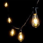 Ghirlanda luminoasa 10 m. cu 20 becuri mari ST64 4W LED E27 interconectabila