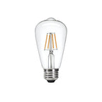 Ghirlanda luminoasa 20 m. cu 20 becuri mari ST64 4W LED E27 interconectabila
