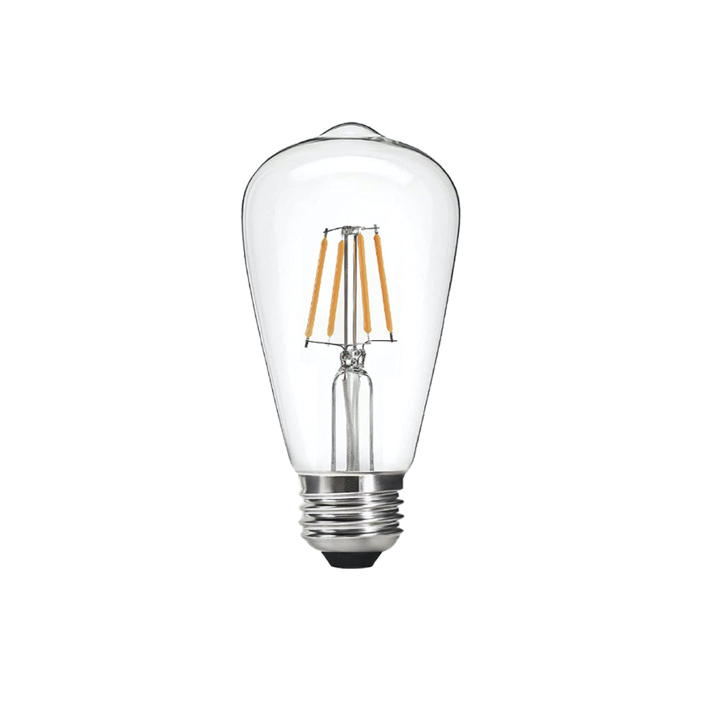 Ghirlanda luminoasa 5 m. cu 5 becuri mari ST64 4W LED E27 interconectabila