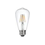 Ghirlanda luminoasa 5 m. cu 5 becuri mari ST64 4W LED E27 interconectabila