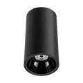 Spot LED AURA LIGHT LUXON 15 W, negru mat cu interior negru lucios, orientat cu sursa de lumină în jos
