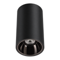 Spot LED AURA LIGHT LUXON 15 W, carcasă negru mat cu con interior gunmetal gri fumuriu, sursa de lumină în jos