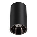 Spot LED AURA LIGHT LUXON 15 W, carcasă negru mat cu con interior gunmetal gri fumuriu, sursa de lumină în jos