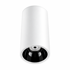 Spot LED AURA LIGHT LUXON 15 W, alb mat cu interior negru lucios, sursa de lumină orientată în jos