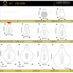 Bec G45 LED transparent din sticla Dimabil E27 4W