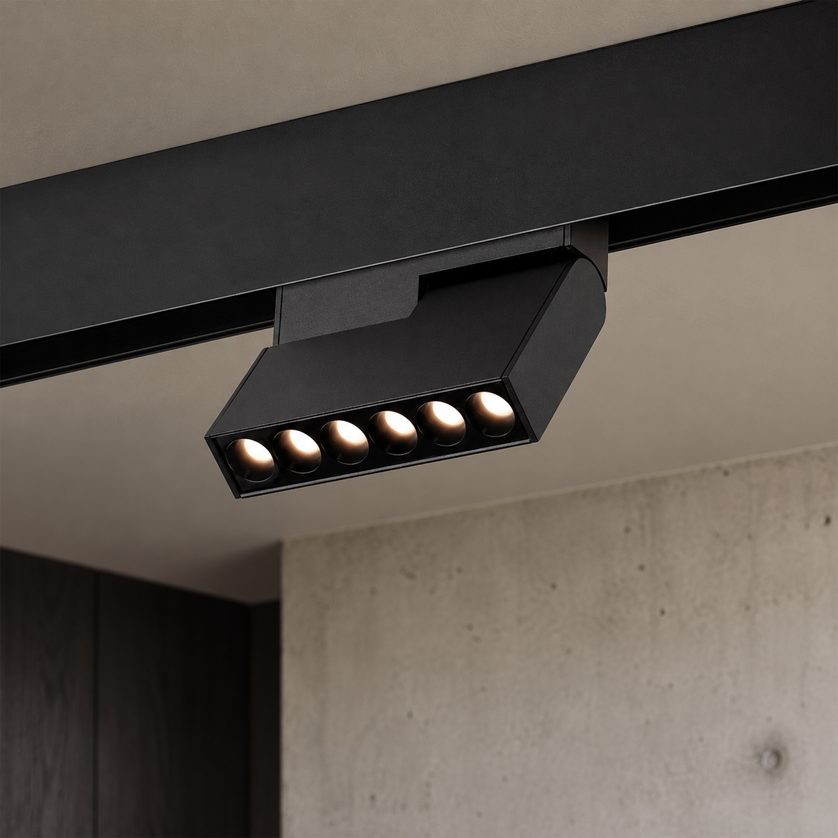 Proiector pentru sina magnetica orientabil FOLD06 LED LUXON